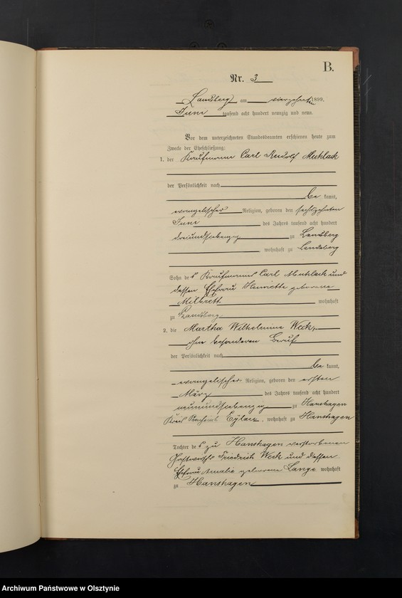 image.from.unit.number "Heiraths-Neben-Register Nr 1 - 11"