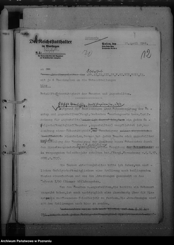 Obraz 16 z jednostki "Nebentätigkeit der Beamten und Angestellten"