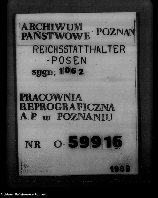 Obraz 16 z jednostki "Annahme, Ausbildung und Prüfung der Anwärter des gehobenen u. des mittleren nichttechnischen Dienstes der landeskulturverwaltung"