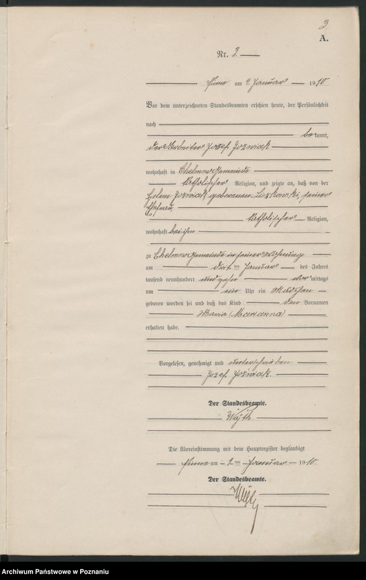 Obraz 6 z jednostki "Geburts-Neben-Register"