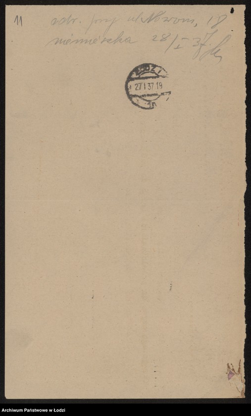 Obraz 13 z jednostki "Sender Biederman i S-ka- wyrób i sprzedaż towarów półwełnianych"