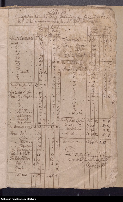 image.from.unit.number "Jahr Kirchen Rechnung der Widminschen Kirchen aller Einnahme und Ausgabe wie auch Bau-Rechnung"