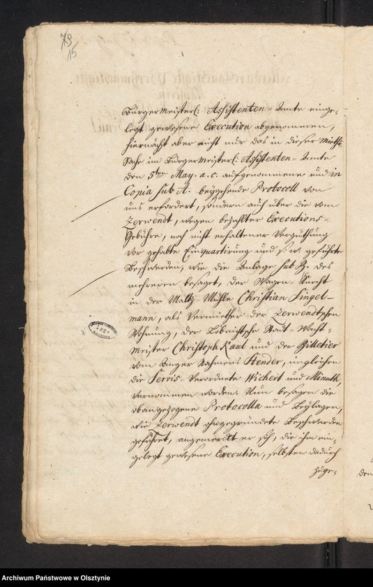 image.from.unit.number "In S. [Sachen] des Kunst=Waid und Schön=Färbers Johann Michael Zerwendt in pto: Emigrantionis"