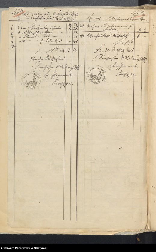 image.from.unit.number "Beläge zur Rechnung der Kirchenkasse Seehesten"