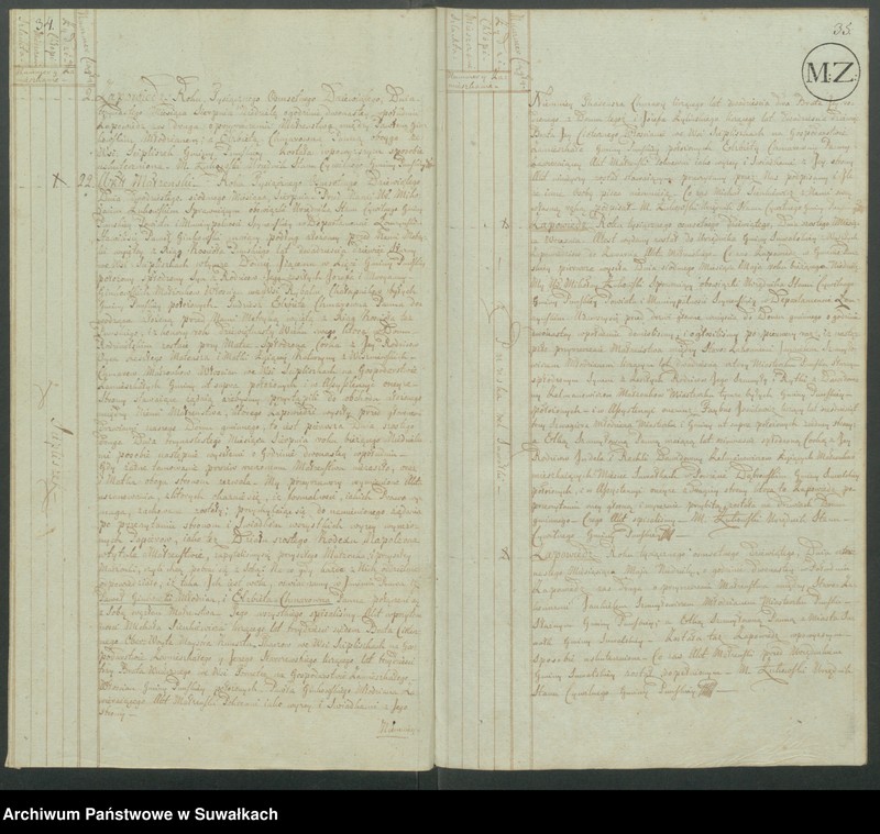image.from.unit.number "Akta małżeństwa gminy puńskiey od 1-go maja 1809"