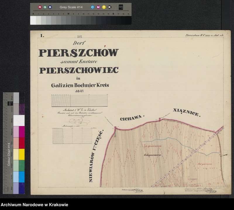 Obraz z jednostki "217 Dorf Pierszchów [Pierzchów] sammt Enclave Pierszchowiec [Pierzchowiec] in Galizien Bochnier Kreis"