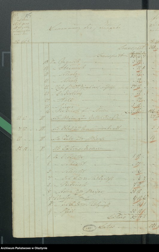 image.from.unit.number "Kirchen Kassen Rechnung den beiden ewangelischen Kirchen zu Riesenburg"