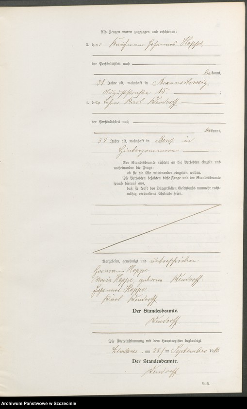 Obraz 13 z jednostki "Heiratsregister"