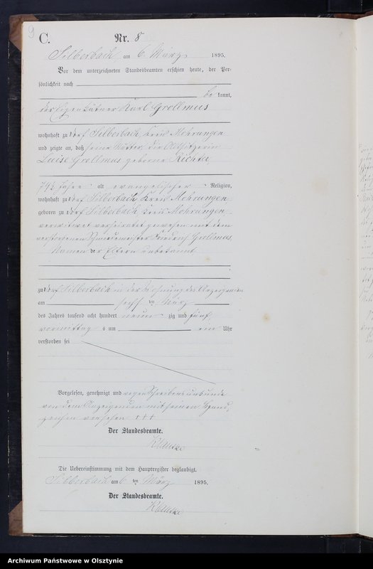 image.from.unit.number "Sterbe-Neben-Register Nr 1 - 45"