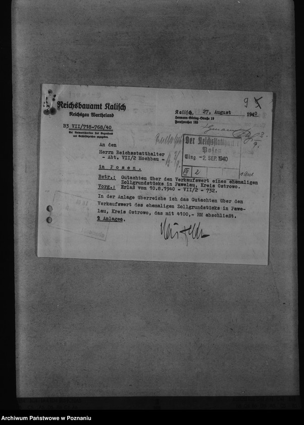 Obraz 13 z jednostki "Zoll - Budowle dla urzędów celnych"