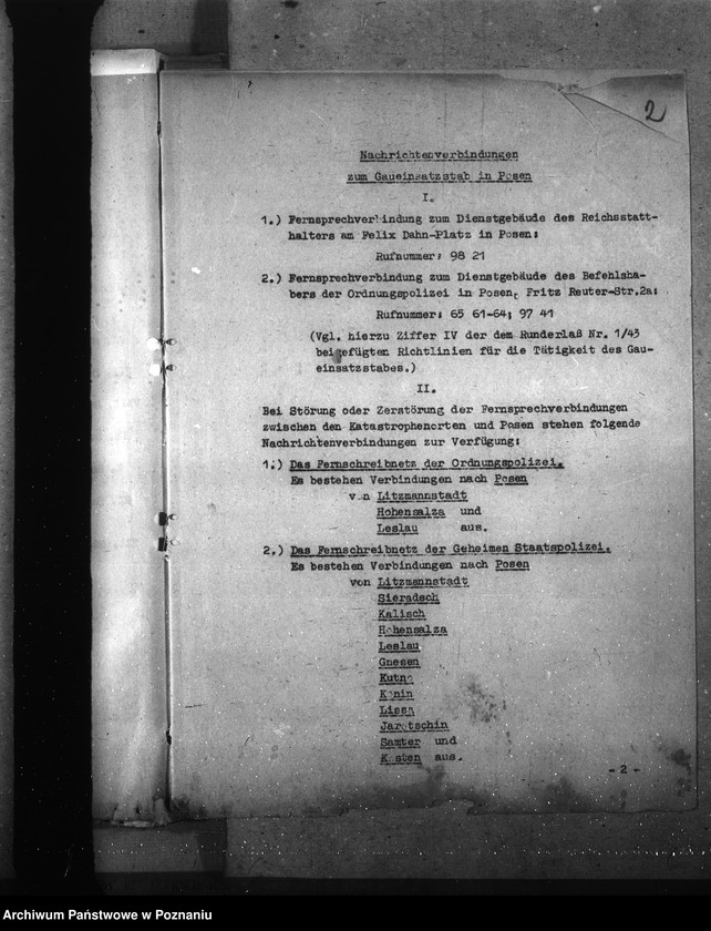 Obraz 6 z jednostki "Podział czynności dla Gaueinsatztab"