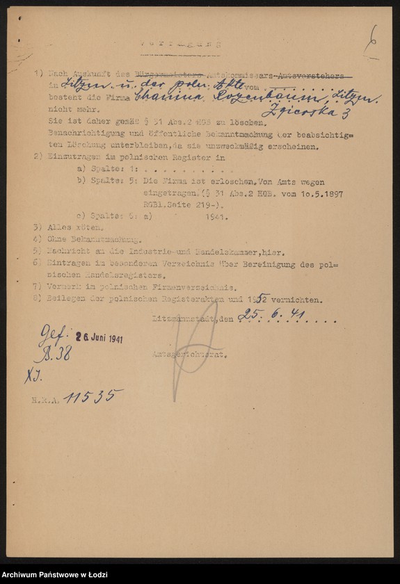 Obraz 8 z jednostki "Chanina Rozenbaum- sklep żelaza"