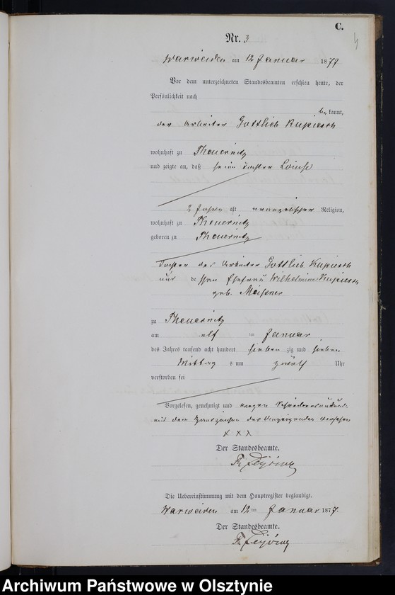 image.from.unit.number "Sterbe-Neben-Register Nr 1 - 46"