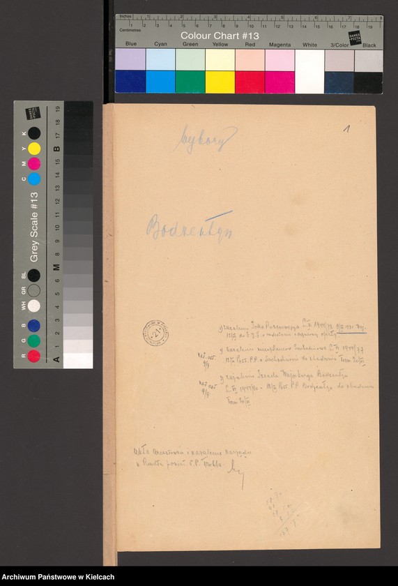 Obraz 3 z jednostki "Akta dot. wyborów do zarządu gminy wyznaniowej żydowskiej w Bodzentynie"