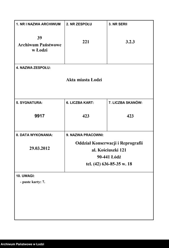 Obraz 1 z jednostki "Księga ludności stałej Łódź - cyrkuł I nowa dzielnica starozakonnych"