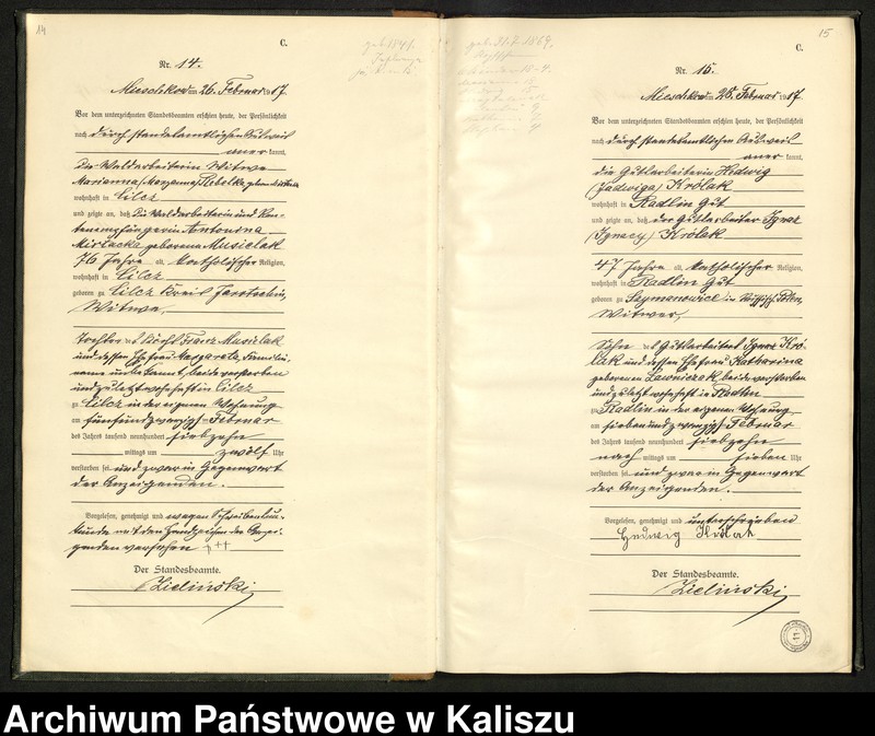 Obraz 11 z jednostki "Księga miejscowa zgonów"