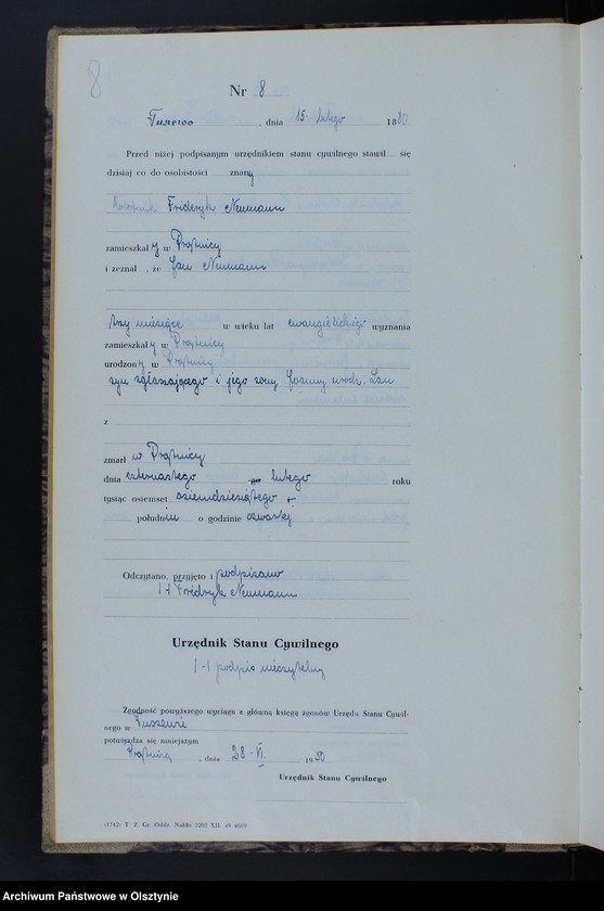 image.from.unit.number "Księga zgonów Nr 1 - 42,1 - 30,1 - 38,1 - 35,1 - 22,1 - 46,1 - 38,1 - 28, 1 - 23,1 - 36 i 1 - 17 /przepisana w języku polskim z oryginału niemiec- kiego w dniach 28.06.-13.07.1950/"