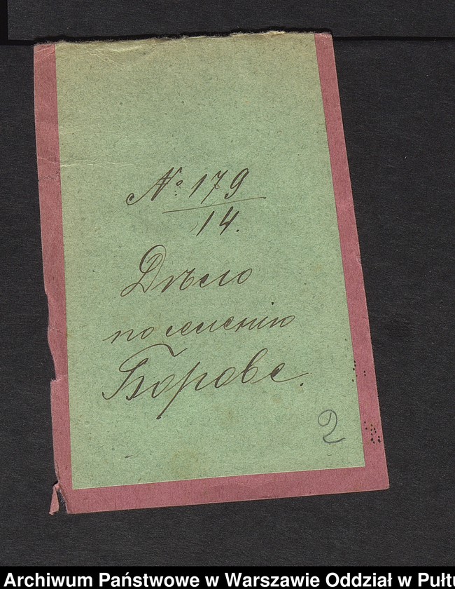 image.from.unit.number "O urządzaniu chłopów wsi Borowice wchodzących w skład własności poduchowej Brok, gm.Orło"