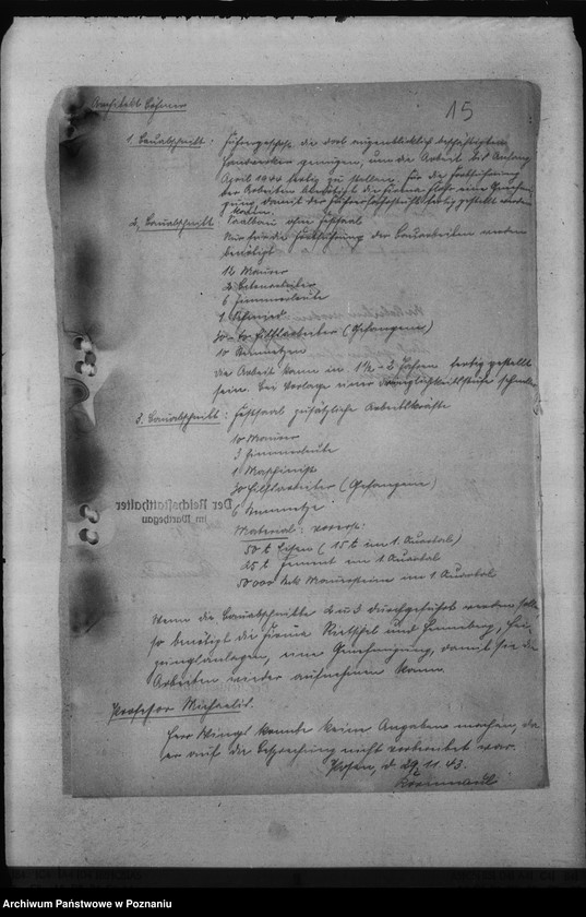 Obraz 19 z jednostki "Sprawozdania ze stanu robót przy przebudowie zamku w Poznaniu"