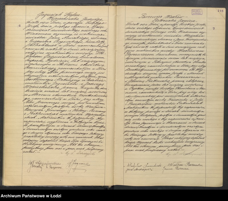 Obraz 6 z jednostki "Akta małżeństw"