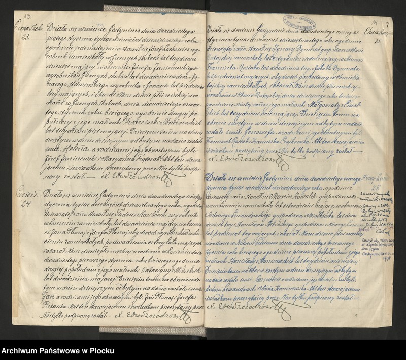 Obraz 10 z jednostki "Akta urodzeń, małżeństw i zgonów"