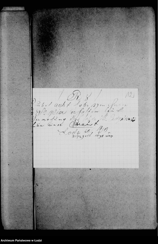 Obraz 16 z jednostki "Akta dotyczące legatu M. Sadorskiego"