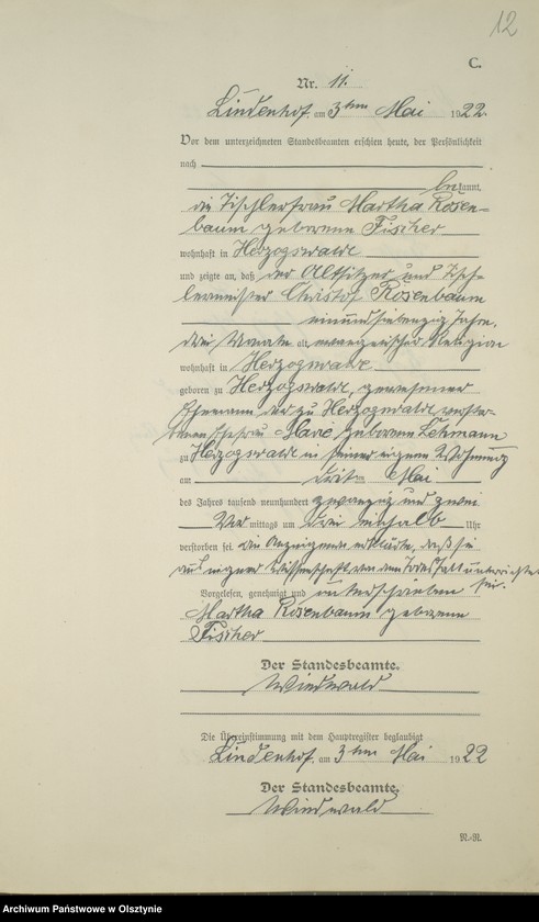 image.from.unit.number "Sterbe-Register /Neben-Register/ Nr 1 - 30"