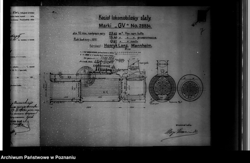 Obraz 11 z jednostki "Młyn parowy M. Smorawińskiej Baranowo powiat poznański nr woj. kotła 328 później własność J. Tomkowiak, Fabianowo powiat poznański"