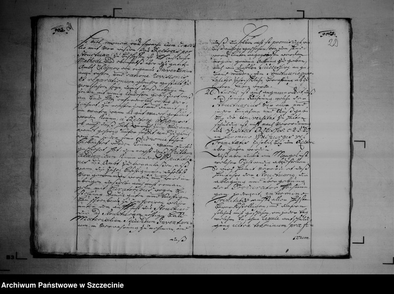 image.from.unit.number "Visitations - Abschied für das Concilium Academium zu Greifswald vom 20 November 1730."