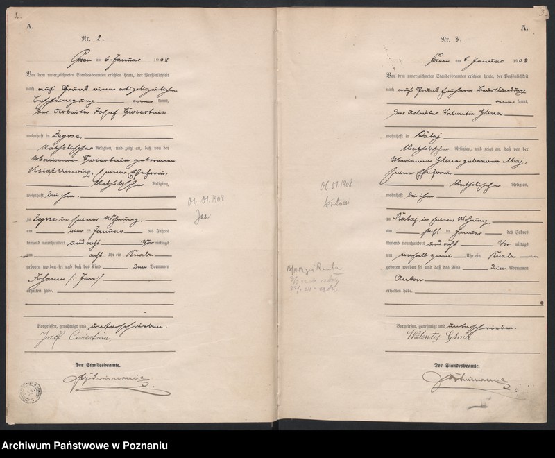 Obraz 4 z jednostki "Księga miejscowa urodzeń"