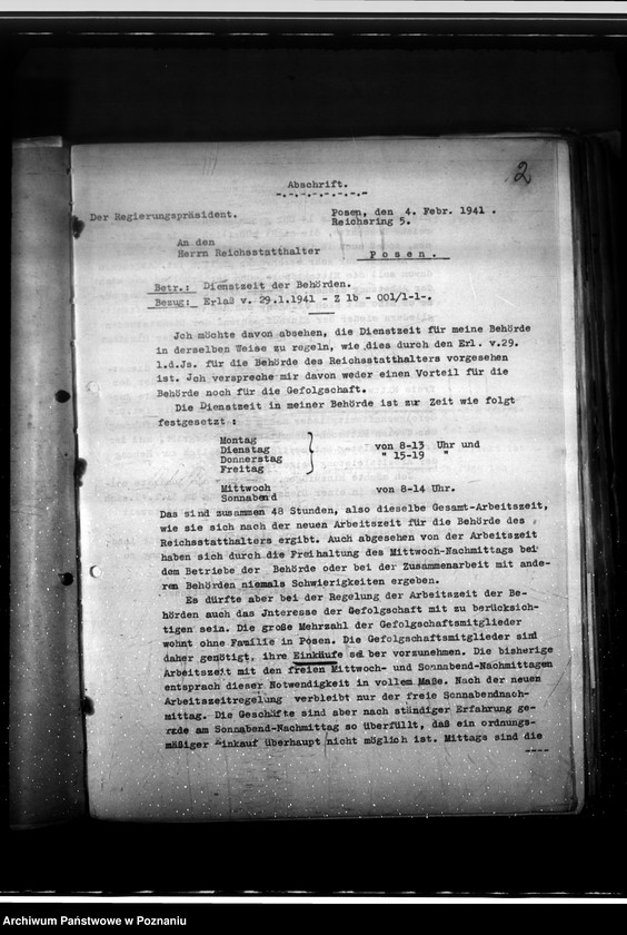 Obraz 6 z jednostki "Dienstzeit bei den Behörden"