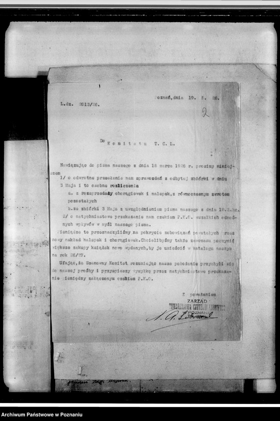 Obraz 6 z jednostki "Sprawozdania, okólniki, korespondencja"