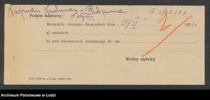 Obraz 4 z jednostki "Najman Nachman- sklep spożywczy i handel zbożem i mąką"