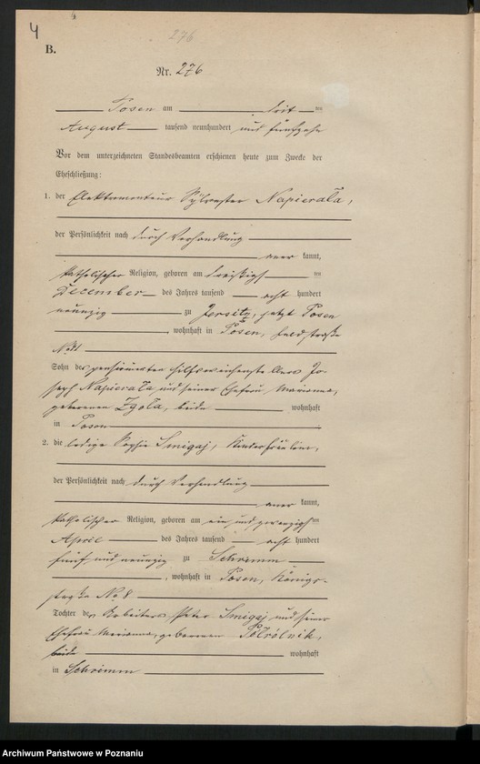 Obraz 6 z jednostki "Księga miejscowa małżeństw tom II [Rejestr główny małżeństw]"