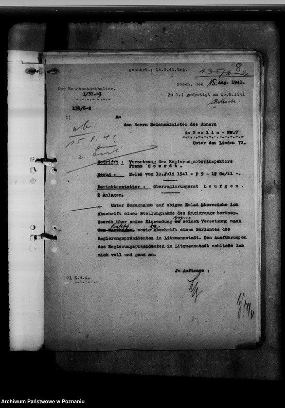 Obraz 12 z jednostki "Abordnung von Beamten"