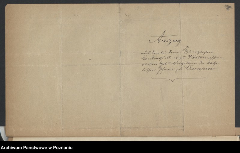 Obraz 17 z jednostki "Die von den Verlobten beigebrachten Urkunden zur Eheschliessung pro 1878"