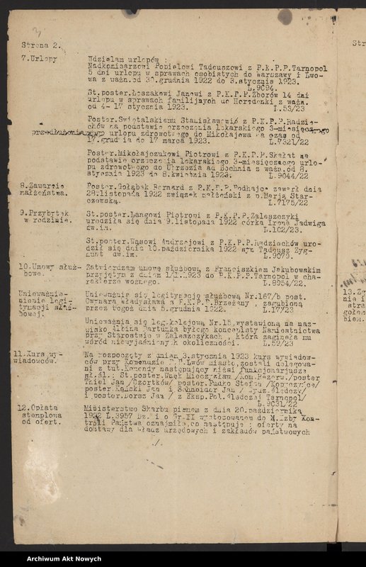 image.from.unit.number "[Rozkazy Komendanta Policji Państwowej IX Okręgu w Tarnopolu. (Nr 1-80/1923)]"