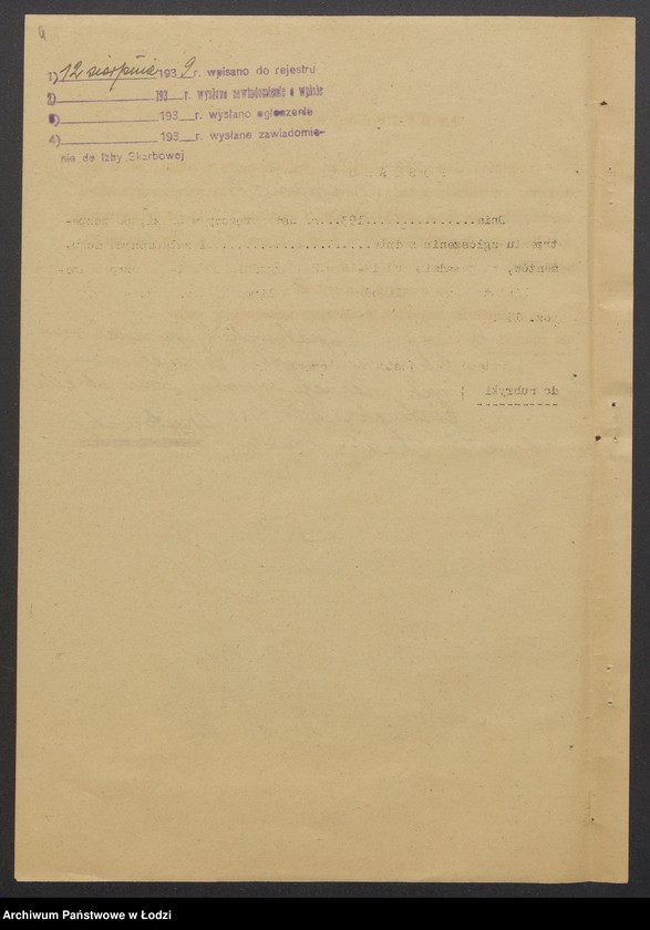 Obraz 6 z jednostki "Chaim Szymon Opatowski - sprzedaż torebek papierowych i foremek aluminiowzch własnego wyrobu"