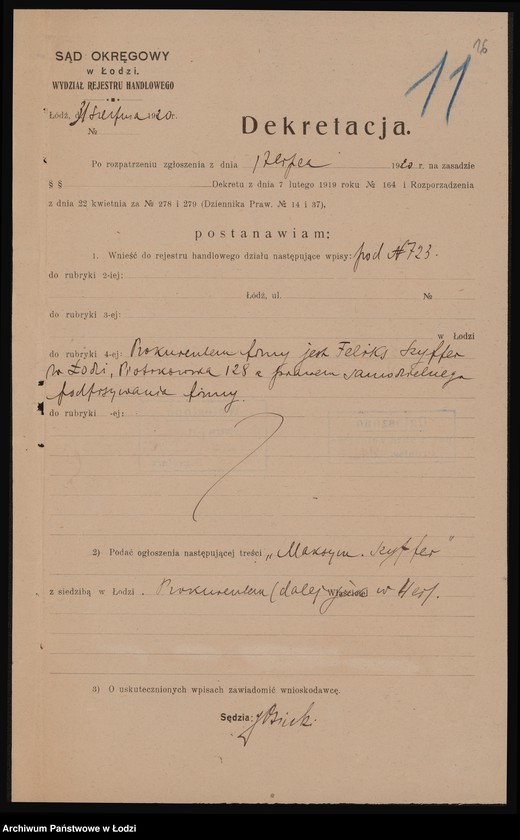 Obraz 18 z jednostki "Maksym Szyffer- przędzalnia, tkalnia i apretura"