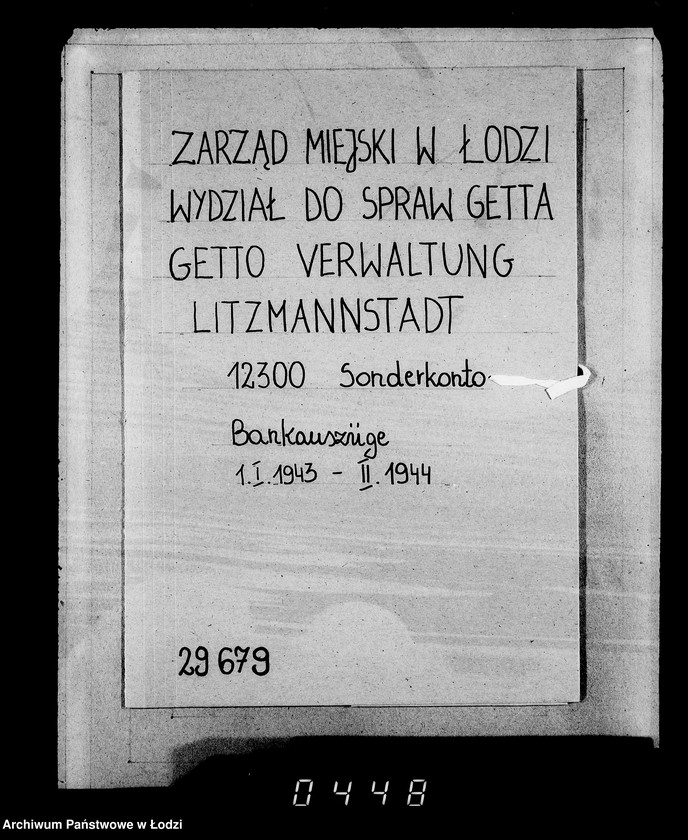 Obraz 4 z jednostki "Sonderkonto 12300 Bankauszüge"