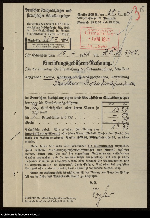 Obraz 17 z jednostki "Szulem Brandwajman- sprzedaz nici"