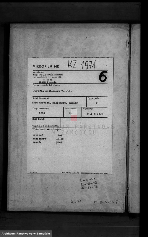 image.from.unit.number "Akta urodzeń, małżeństw, zgonów"