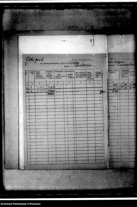 image.from.unit.number "/Majątek Parchanie powiat inowrocławski, Fundusz Obrotowy Reformy Rolnej/"