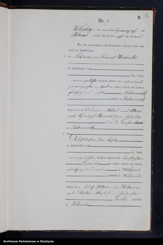 image.from.unit.number "Heiraths-Neben-Register Nr 1 - 47"