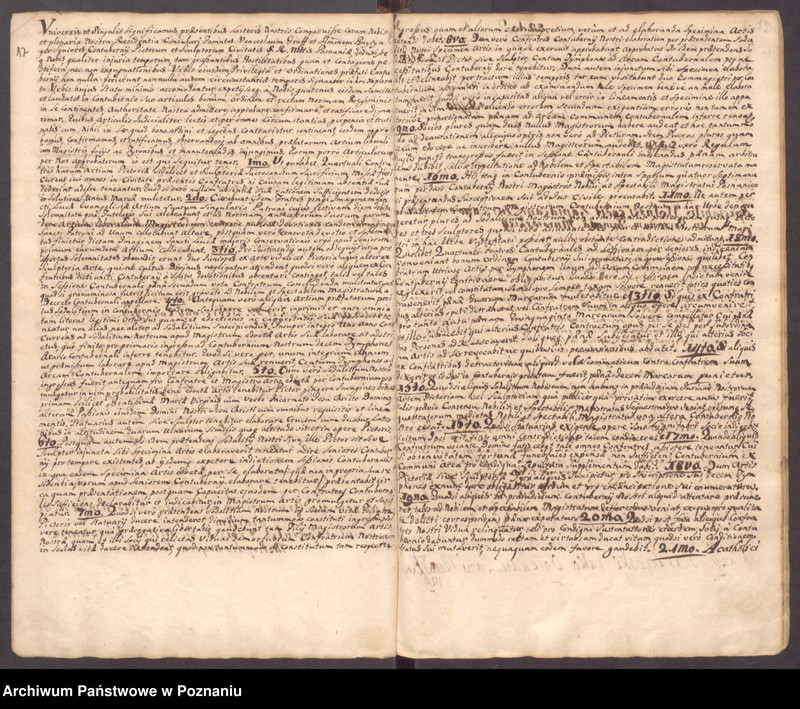 Obraz 10 z jednostki "Liber actorum officii consularis civitatis Posnaniae."