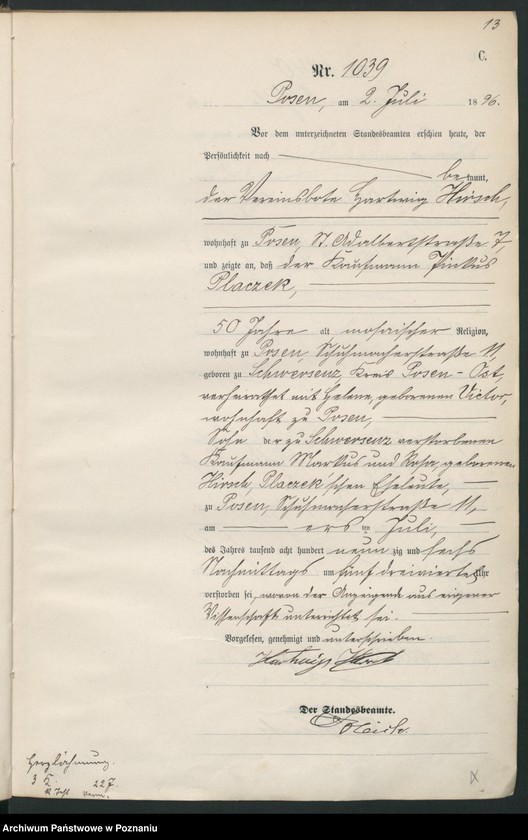 Obraz 16 z jednostki "Księga zgonów t. III"