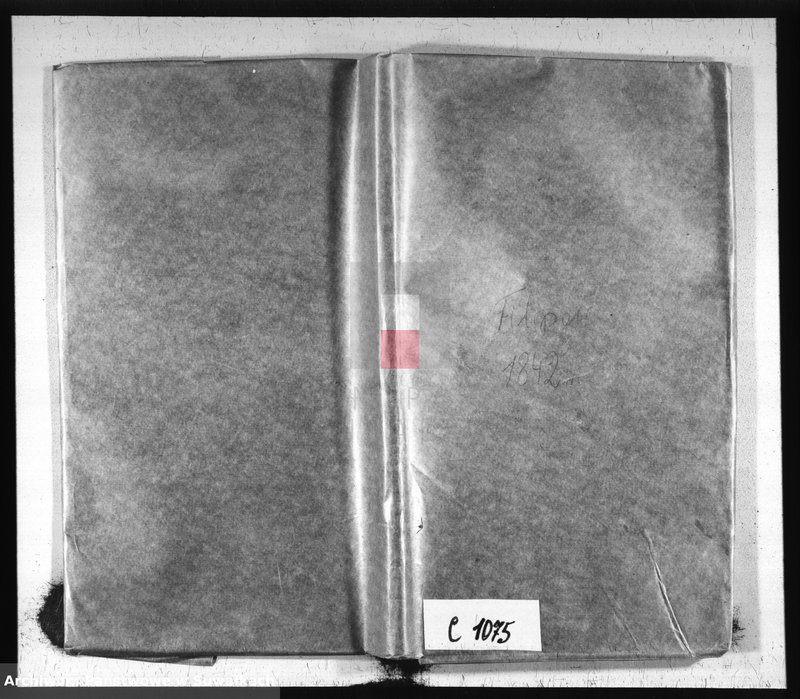 image.from.unit.number "Duplikat Akt Urodzonych, Zaślubionych i Umarłych Parafii Filipowskiey za rok 1842"