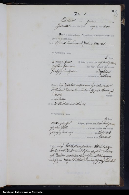 image.from.unit.number "Heiraths-Neben-Register Nr 1 - 20"