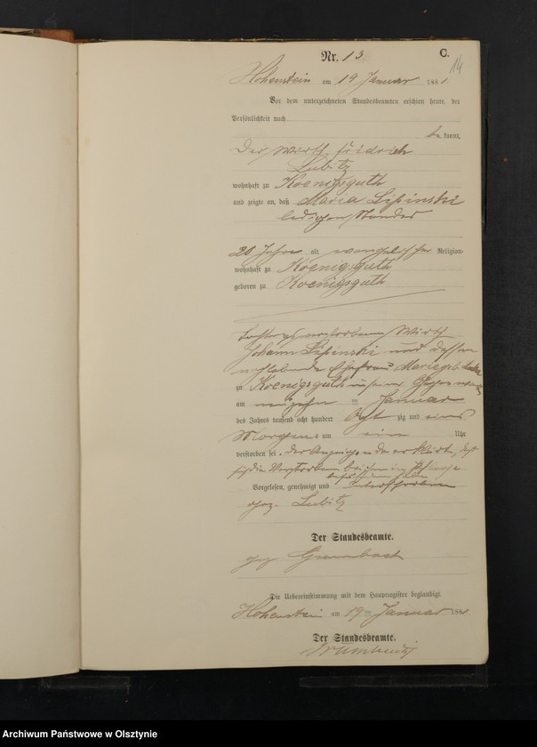 image.from.unit.number "Sterbe-Neben-Register Nr 1 - 207"