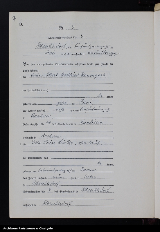 image.from.unit.number "Heiraths-Neben-Register Nr 1 - 16 [ Księga małżeństw - wtóropis ]"